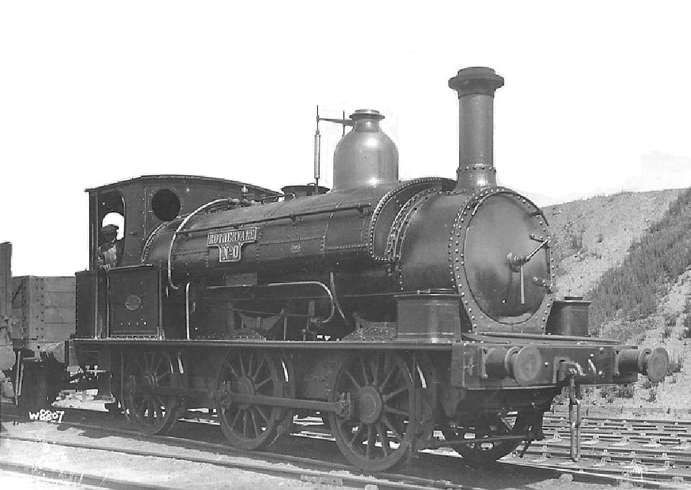 Former EWJR 0-6-0ST No 1 now seen in its Rother Vale Collieries guise as 'Rothervale' No 0