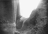 Another view of the steam shovel operating beneath the bridge carrying Ashlawn Road over the railway