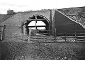 A brick built skewed arch under bridge constructed to carry the GC over a road just north of the River Avon