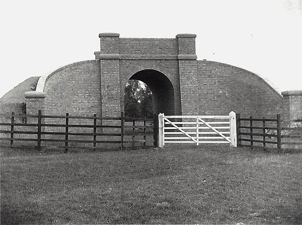 View of Bridge No 469 located near Braunston photographed prior to the building of the embankment