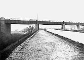 View of the elegant four-span structure which formed  bridge No 448 in order to cross the Oxford Canal