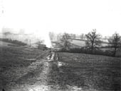 Looking north from the rising ground above Catesby tunnel's portal along the course of the GC's Main Line