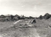 View of the south end of the abandoned platform of the former Great Central station as seen in June 1977