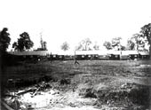 View of the Navvy hut settlement erected at Catesby to house the men building Catesby tunnel and viaduct