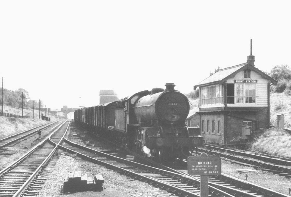 Ex-LNER B16/3 4-6-0 No 61444 is working back to York from Woodford Halse on a Type 3 service in 1962