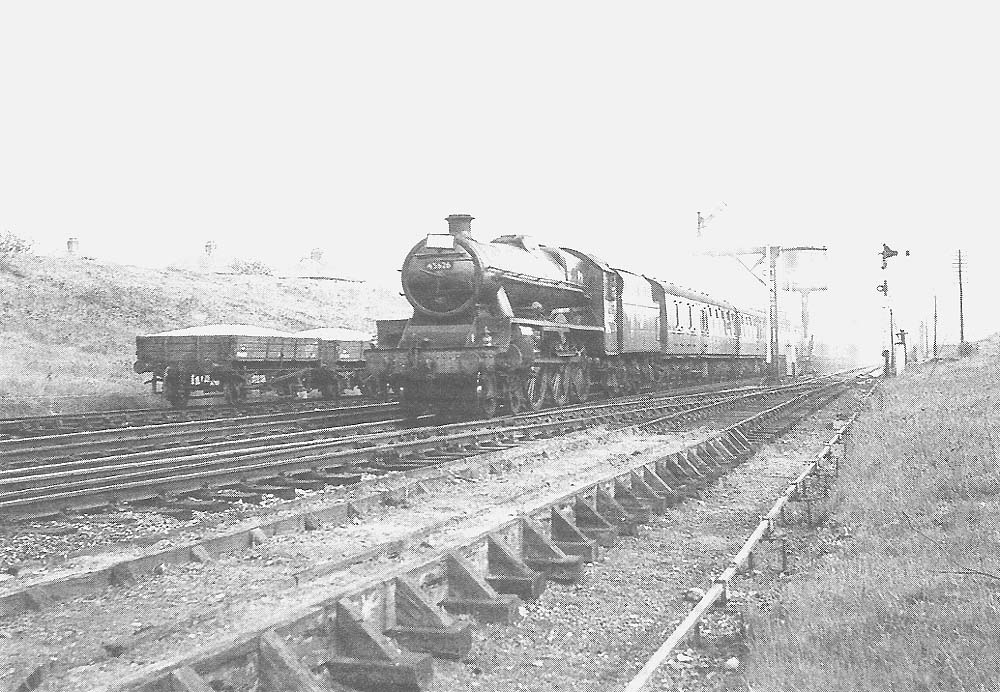 Ex-LMS 5XP 4-6-0 No 45626 'Seychelles' is seen on an up Class A express service to Marylebone