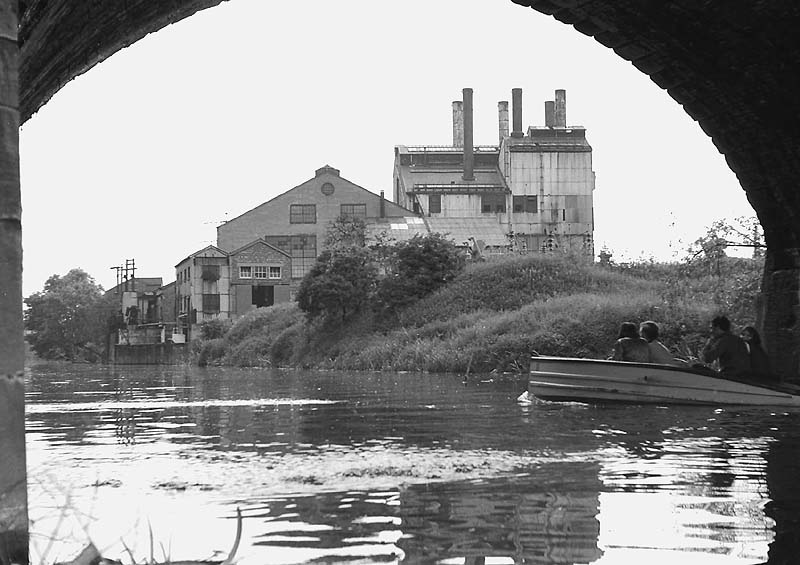 This photograph taken from under the canal bridge over the River Avon, shows the Power Station in its second phase of development