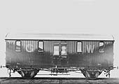Covered carriage truck (telegraphic code PYTHON) No 580 of lot 1238 seen here when built in 1914