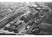 A 1940�s aerial view of the BSA Small Heath site bounded by; the Grand Union Canal on two sides