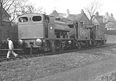 Cadbury's Works Railway engines Nos 10, 1 and 6, photographed on Saturday 4th March 1961