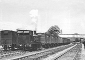 Cadbury Bournville 0-4-0T No 6 is seen shunting at Cadbury's exchange sidings on 5th June 1962