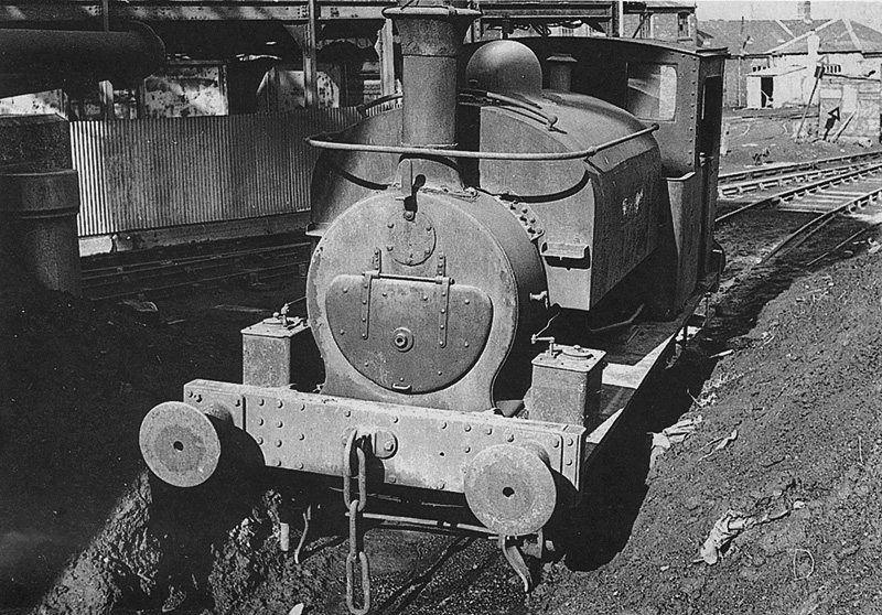 Hunslett 0-4-0ST Works No 498 'Good Luck' is seen withdrawn from service at Haunchwood Colliery