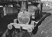 Hunslett 0-4-0ST Works No 498 'Good Luck' is seen withdrawn from service at Haunchwood Colliery