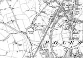 Ordnance Survey Map  revised 1912 dated 1919 of Coventry Gas Works and Longford station