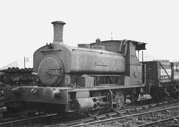 View of 0-4-0ST Barclay No 1167 'Success' at Griff No 4 pit on 9th June 1952 prior to rebuilding