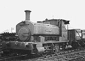 View of 0-4-0ST Barclay No 1167 'Success' at Griff No 4 pit on 9th June 1952 prior to rebuilding