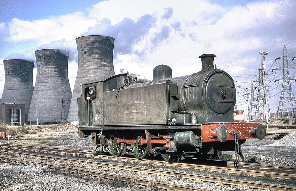 British Electricity Authority, Midlands Division 0-6-0 No 10 is seen in 1967 in a very dirty condition towards the end of its working life