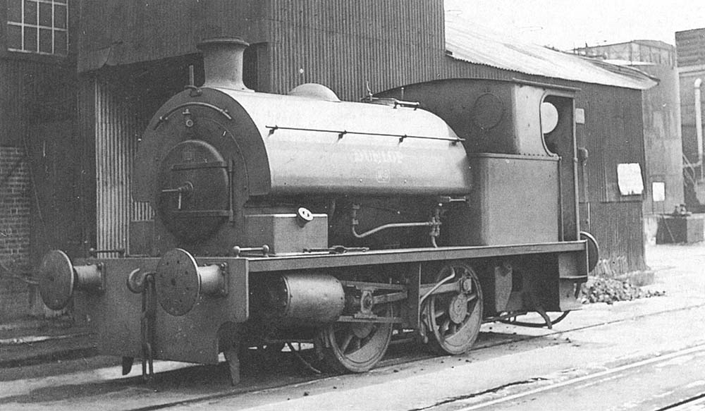 Bagnall 0-4-0ST 'Dunlop No 6' is seen at the Dunlop Rubber Company's Erdington Works on 22nd April 1967
