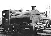 Peckett Class 0-4-0ST No 4 is seen resting between duties at Hams Hall Power Station on 10th April 1965