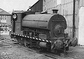 Peckett 0-4-0ST Works No 2119 is seen out of steam at Stewart & Lloyds factory on 10th April 1965