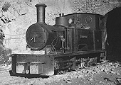 Baganall 0-6-0ST Works No 1911 'Stafford' is seen at Jee's Hartshill Granite quarry on 25th October 1952