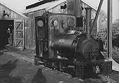 Peckett 0-6-0ST 'Liassic' is seen standing outside Southam Cement Works on 27th October 1956