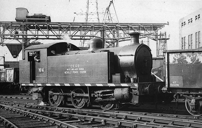 Robert Stephenson & Hawthorns No 4 is seen shunting at Nechalls Power Station on 3rd June 1970