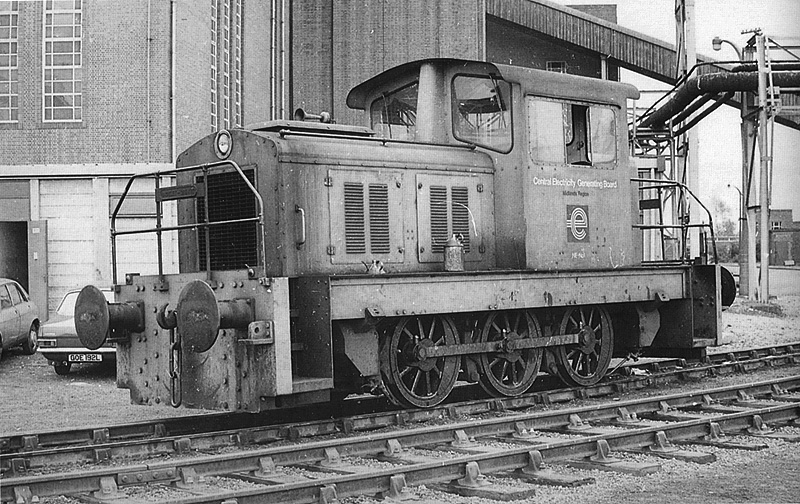 Baguley Drewery 0-6-0 Works No 3681 is seen at rest at Nechells Power Station on 21st September 1976