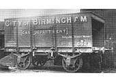 A typical of the style of wagon used by the Department in the last years of the nineteenth century