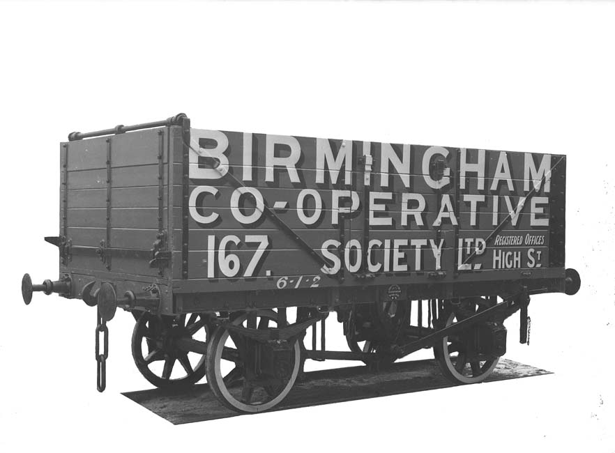 Wagon No 167 purchased from the Lincoln Wagon and Engine Company and lettered as Birmingham Co-operative Society