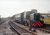 Army 254 poses for the camera at the former SMJ Fenny Compton station's down platform