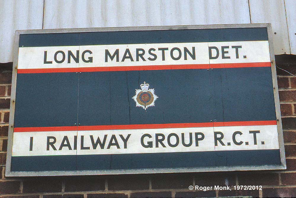 Signboard on the Railway Control Office, 1972