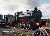 Pecjkett 0-4-0ST No 9 'Whitby' photographedin the sidings at Harbury Cement Works in September 1950