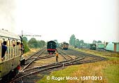 Views of the echange sidings and yard at Long Marston
