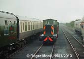 Views of the echange sidings and yard at Long Marston