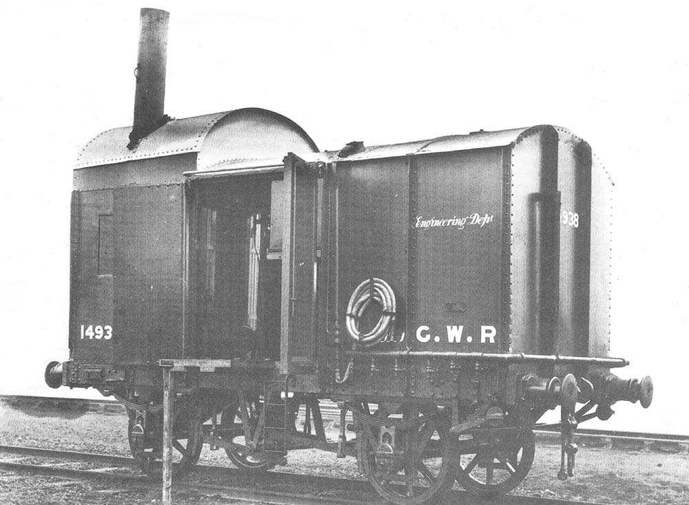 An official Great Western Railway photograph taken in December 1903 of the Engineering Department Van No 14938