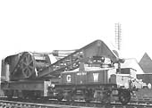 Photograph of Great Western Railway Steam Crane No 5 with Match Truck No 5 taken in May 1932