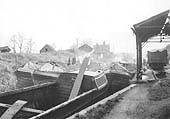 A late 1950s view of Newdigate Wharf looking back towards the colliery and the ramp leading up to the exchange sidings