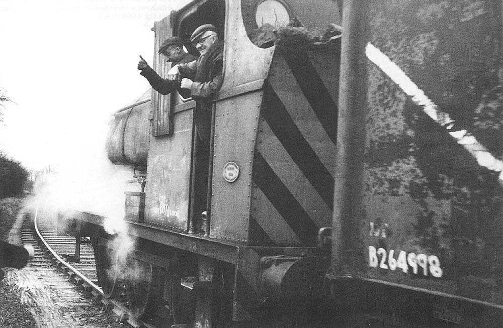 Peckett No 4, in poor condition not long before withdrawal, heads back after dropping off the photographer