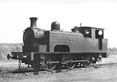 North British 0-6-0ST 'Coventry No 1' is seen standing next to the spoil heaps at Newdigate Colliery in 1965