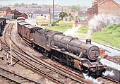 The Midlander Ex-LMS Jubilee class 4-6-0 No 45688 'Polyphemus' entering New Street