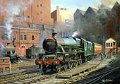 The Midlander Ex-LMS Jubilee class 4-6-0 No 45688 'Polyphemus' entering New Street