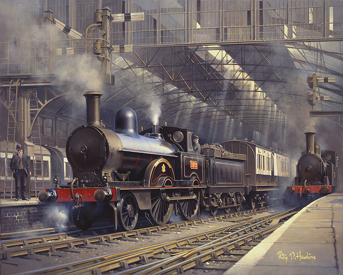 LNWR 2-4-0 Precedent Class Novelty at Birmingham New Street Station