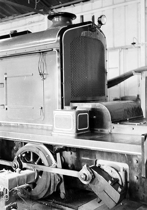 First of three views of Hudswell & Clarke diesel locomotive D 625 which was built in their Leeds factory in 1942