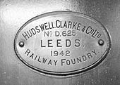 Third of three views of Hudswell & Clarke diesel locomotive D 625 which was built in their Leeds factory in 1942