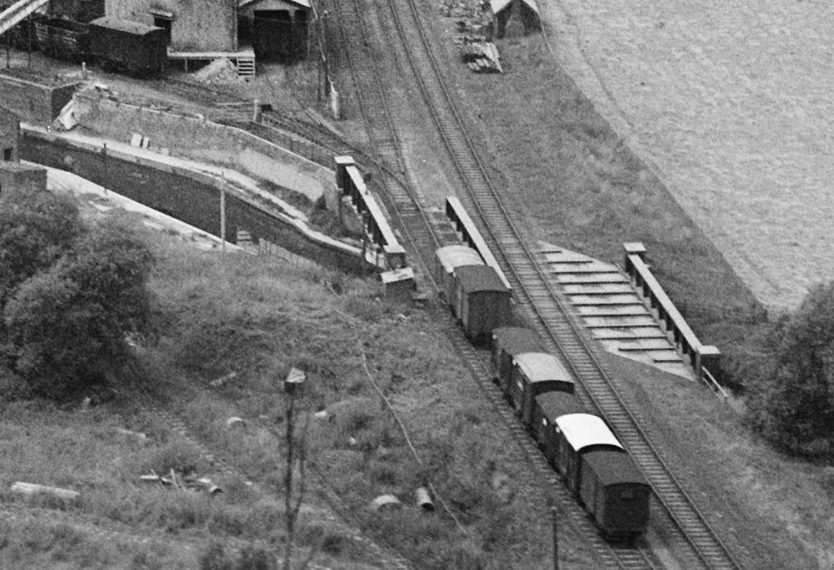 Close up of the first of three aerial views of Southam Cement Works, Long Itchington, taken in 1932