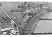 Another close up of the second of three aerial views of Southam Cement Works, Long Itchington, taken in 1932