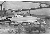 Another close up of the last of three aerial views of Southam Cement Works, Long Itchington, taken in 1932